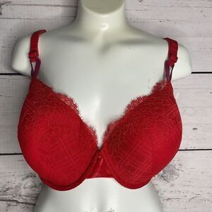 NWOT Victoria's Secret Womens Lined Demi‎ Lace Dream Angels Bra Underwired  38DD